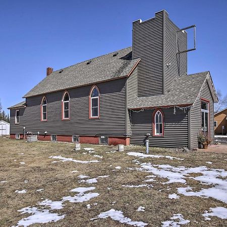Renovated Historic Church Along Namekagon River! Seeley Exterior photo