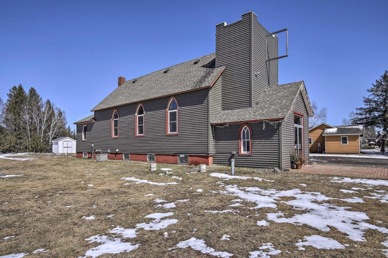 Renovated Historic Church Along Namekagon River! Seeley Exterior photo